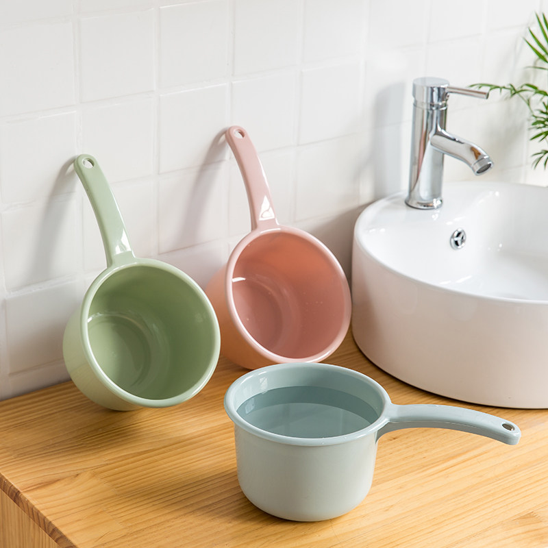 Scoop water Dried water ladle Water spoons Home Kitchen Thicken Creativity Small Plastic Baby Boy Wash Head Cup Baby Bath Water Scoop-Taobao