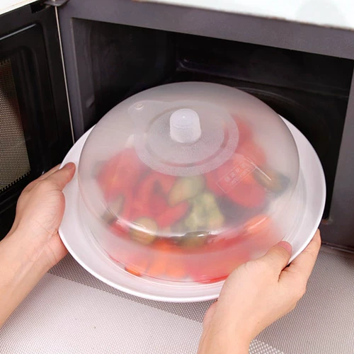 Холодильник свежий крышка микроволновой печи Специальное отопление масла -Проницаемое крышка пластиковая крышка блюдо для посуды на крышке с силиконовой овощной крышкой