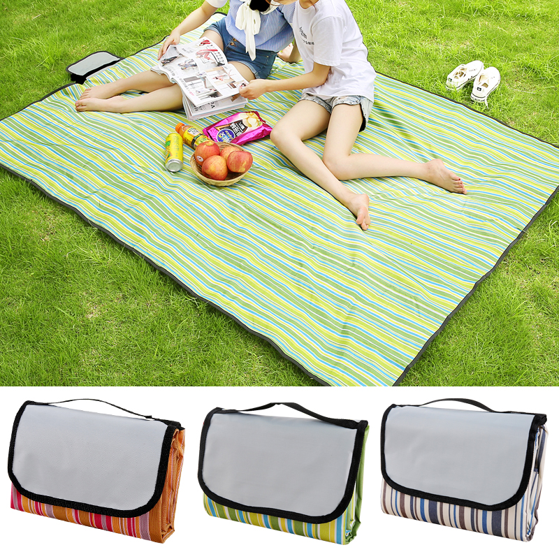 Beach mat Sandproof seaside portable waterproof spring picnic mat Moisture proof mat Outdoor picnic cloth Outing lawn mat