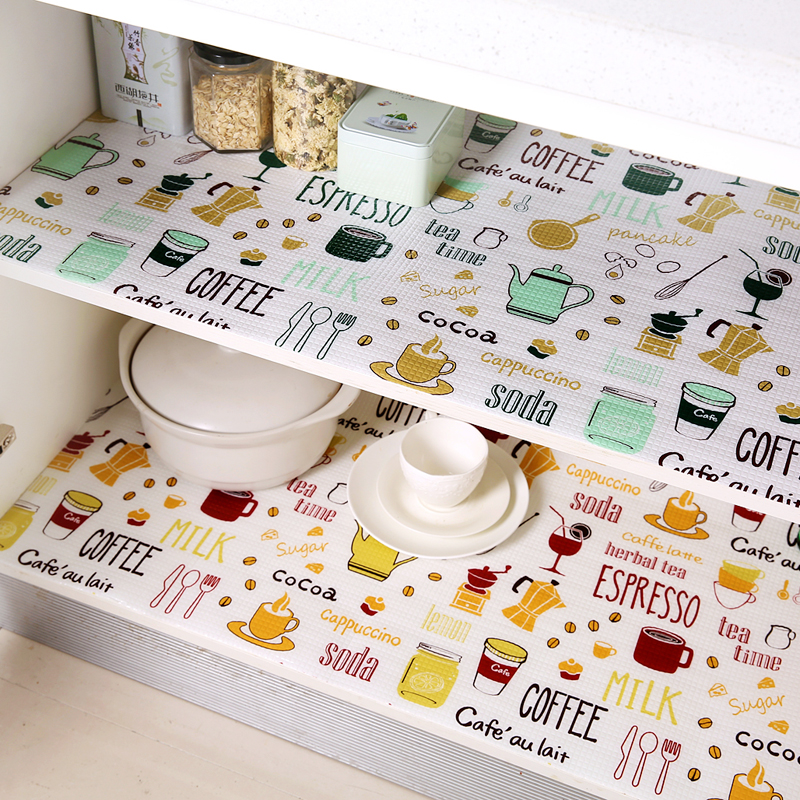 Cutable non-slip drawer pad Drawer paper Overall cabinet pad paper moisture-proof wardrobe shoe cabinet dust-proof kitchen oil-proof waterproof