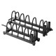 Barbell Weight Plate Storage Rack, Storage Shelf with Large and Small Holes, Commercial Barbell Rack, Home Personal Training Fitness, Movable