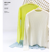 Ku Yin Nebula elegant temperament soft waxy skin-friendly Diamond jacquard round neck sweater cashmere sweater 100g