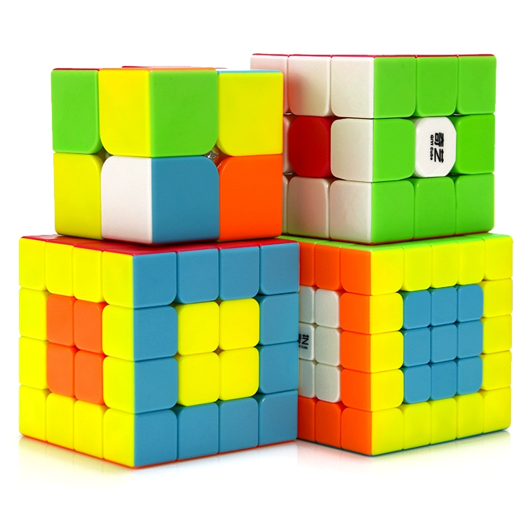 Qiyi Rubiks Cube 2 2 3 3 4 4 5 Cube Smooth Người mới bắt đầu chơi trò chơi giáo dục dành cho trẻ em - Đồ chơi IQ