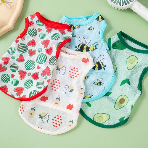 Летняя тонкая кошачья одежда домашние животные, чтобы предотвратить марионетку для волос.