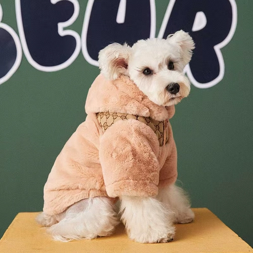 Одежда для щенка осенью и зимой теплый бишонджак corgi schnauzer teddy cotton pat pet cat cardigan