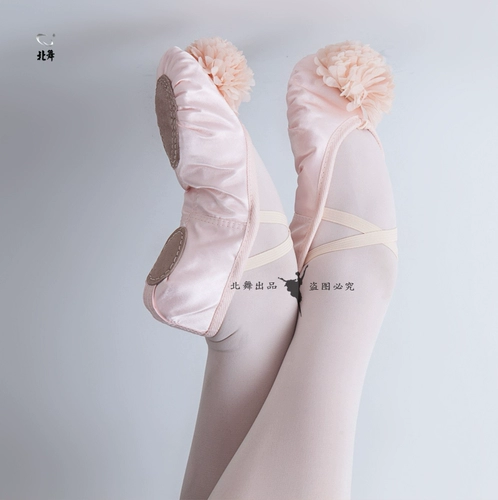 Детская обувь для раннего возраста, балетки, танцующие туфли, мягкая подошва, в цветочек