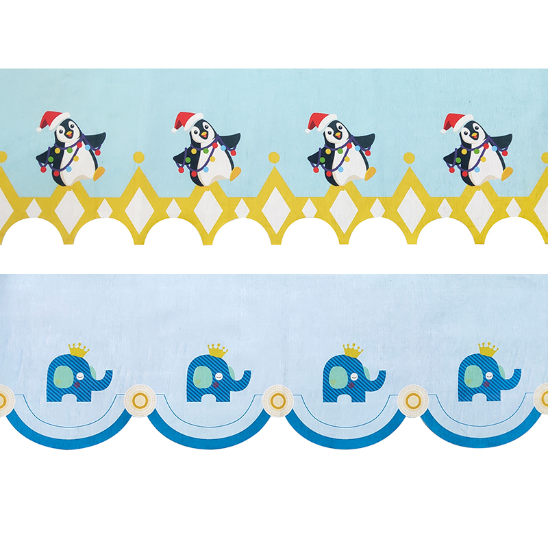 Custom curtain blinds free from punching Self-adhesive magic sticker cartoon Children's room Living room Bedroom Shading Finished Windows Mantle