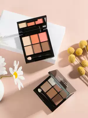 BOB Matte earth color eye shadow disc flash powder Pearl Net red waterproof ins Super fire parity portable students