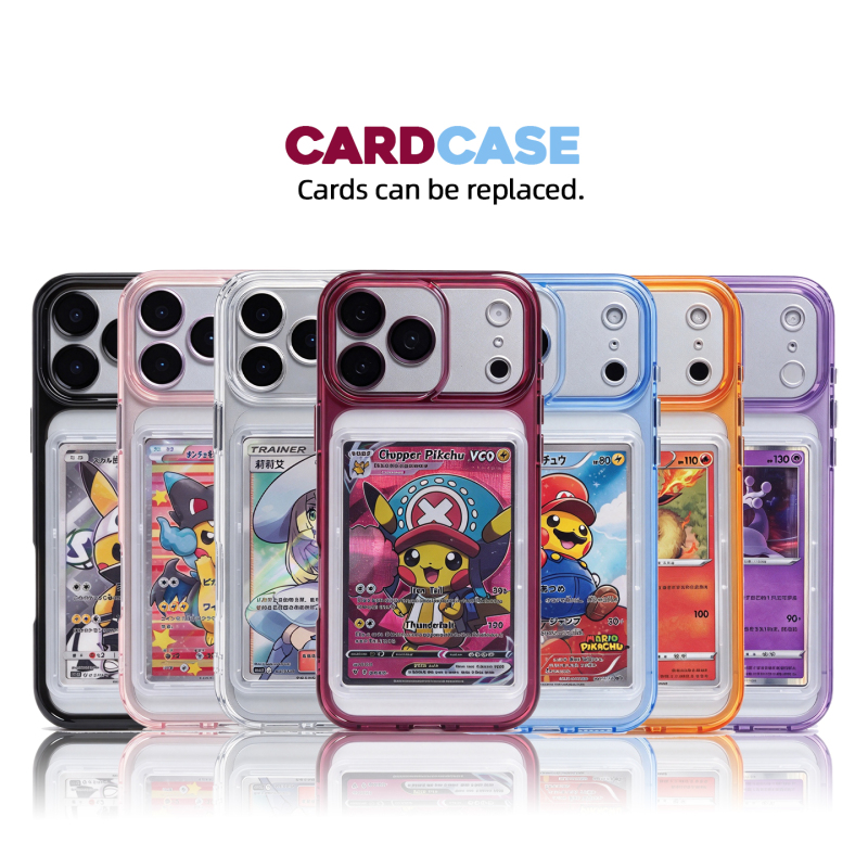 【64X90Mm】Pokémon Ptcg Compatible iPhone 18 Pro Max Phone Case, Air Card Slot, Compatible with 17 One Piece, 16 Plus New Model, iPhone 15 Yu-Gi-Oh!, 14 Star Card, 13/16E 【64X90Mm】Pokémon Ptcg Compatible iPhone 18 Pro Max Phone Case, Air Card Slot, Compatible with 17 One Piece, 16 Plus New Model, iPhone 15 Yu-Gi-Oh!, 14 Star Card, 13/16E