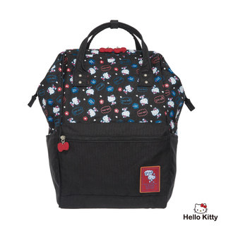Hello Kitty Happy Journey Large Opening Backpack L Black - Taobao