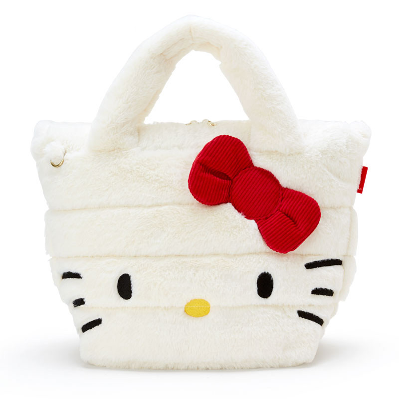 Hello Kitty Big Face Bow Plush Hand Warmer