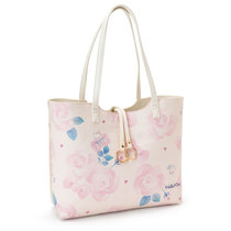 Hello Kitty Japan Limited Pink Girls Travel Collection Double-sided Reversible Tote Bag