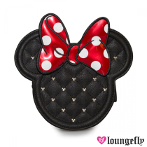 Loungely x Disney-Minnie Minnie Butterfly knot rhombus with diagonal back chain bag