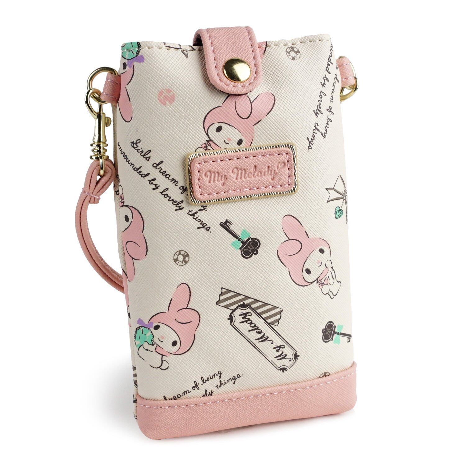 My Melody Merlotte 2WAY shoulder back leather mobile phone bag