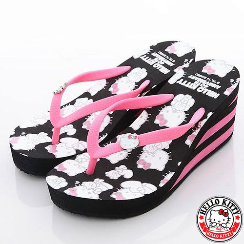 HELLO KITTY 40 Anniversary qualified MIIT Taiwan Made Katie cat thick bottom clip slippers