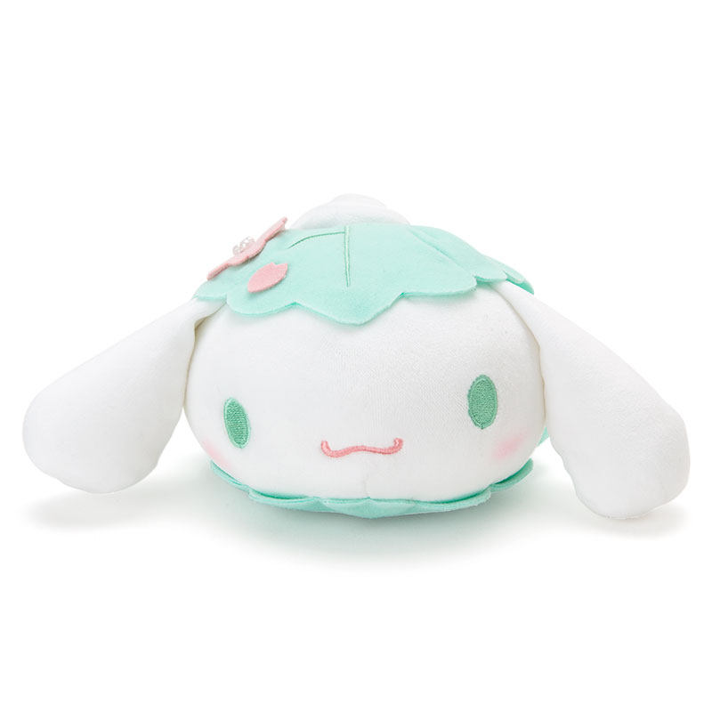 Sanrio Cinnamoroll Big Ear Dog Big Face Shape Fluffy Cosmetic Bag - Spring and Fruit Series - Taobao