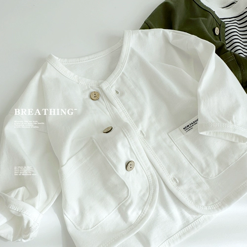 Детская летняя куртка для отдыха, детский дышащий кардиган, оверсайз