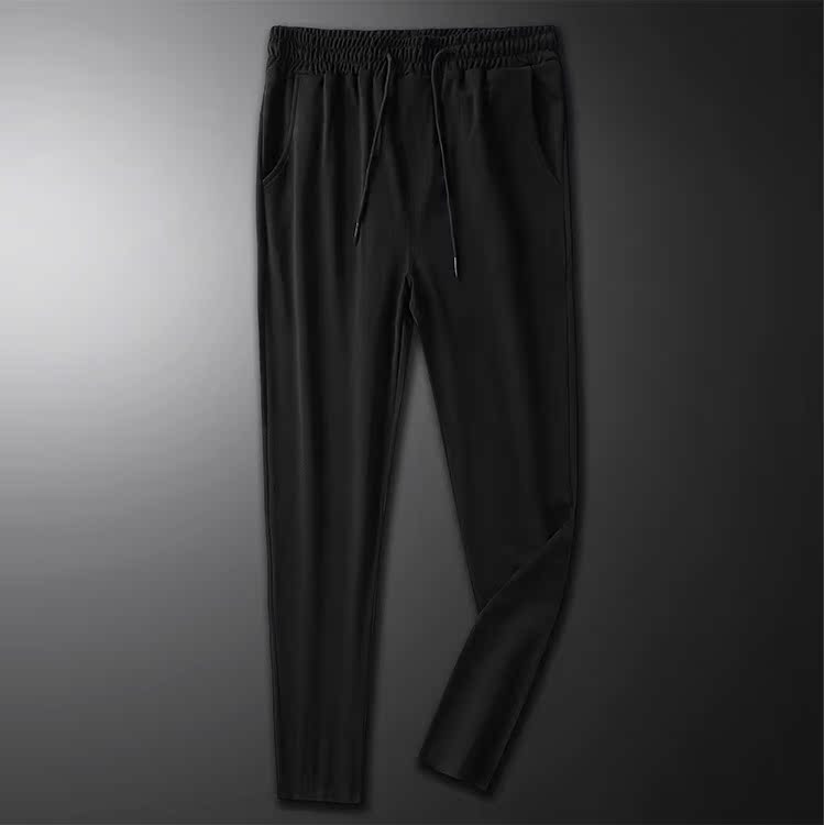 Mùa xuân và mùa thu Quần nam Xu hướng Hàn Quốc Quần âu Quần thể thao Chín Quần Slim Học sinh Chân kín Quần bảo vệ áo nam