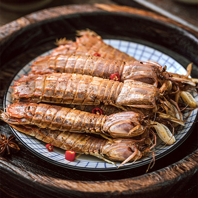 发顺发！2大罐椒盐香辣皮皮虾即食鲜活熟食