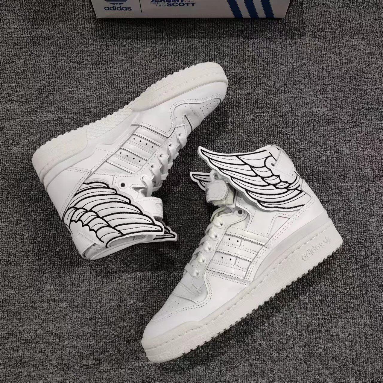 Adidas/Scott联名WINGS 4.0男女复古高帮休闲板鞋GY4419 GX9445 3