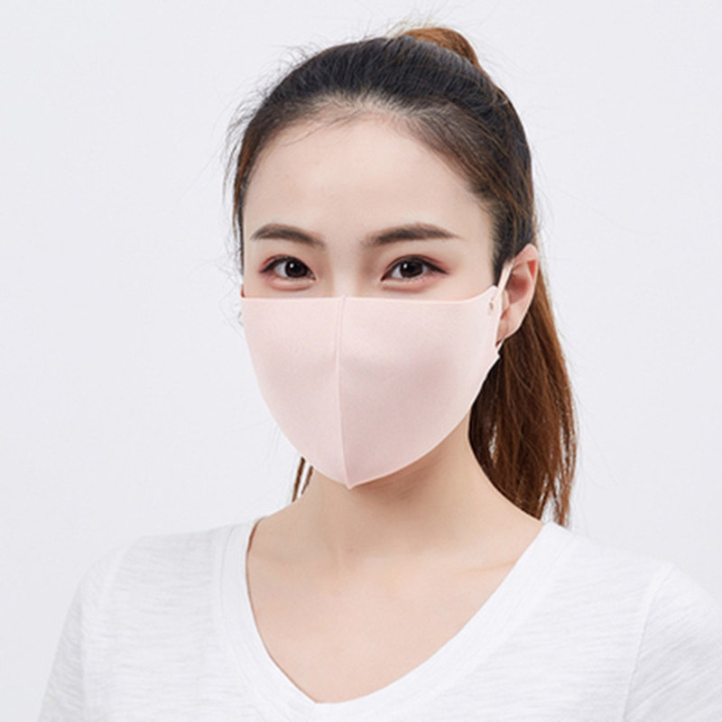 Ice Filament Mask Thin Summer Men and Women Black Star Net Red Dust Breakthrough Children Fashion Personal Sun Protection