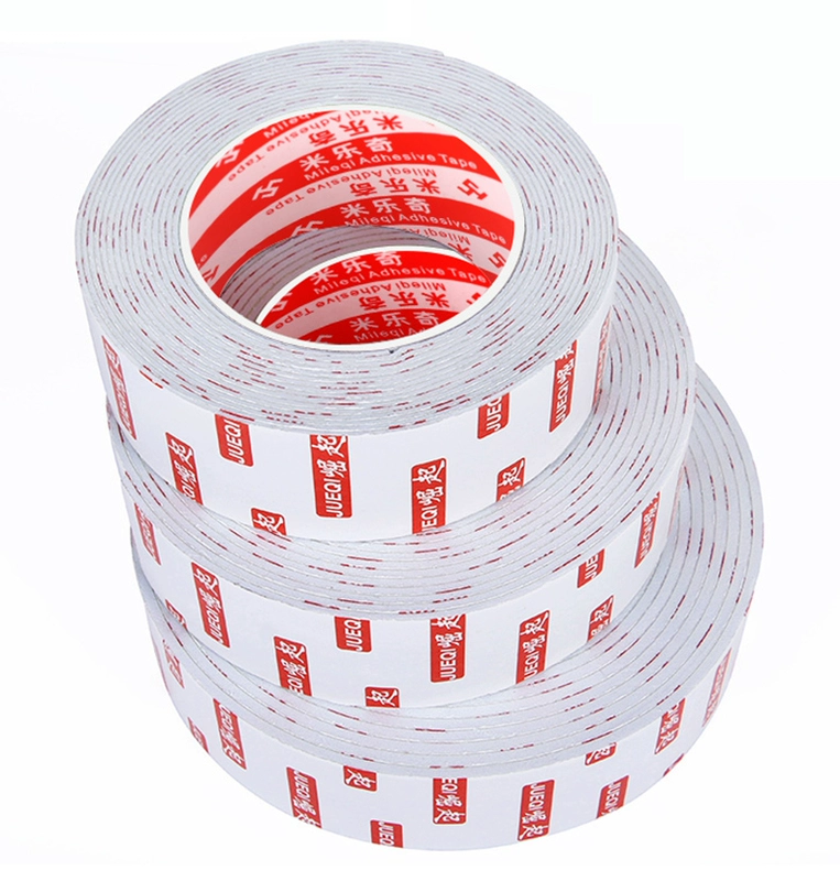EVA hai mặt dính miếng bọt biển bọt 1/2 / 3mm dày cao độ nhớt dính dán tường Dàn dày bọt cao su siêu mạnh quảng cáo văn phòng dính gạch không thấm nước mà không để lại dấu vết trên cả hai mặt của xe với một bán buôn trắng