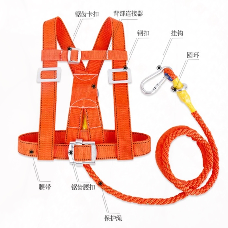 Half-body safety belt outdoor mountaineering climbing safety belt sitting high-altitude escape safety rope belt downhill equipment