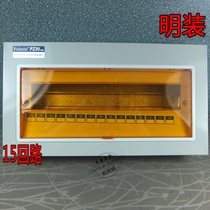 Surface-mounted PZ30 15-circuit lighting distribution box Wiring box leakage circuit breaker switch box empty out of the box 15-circuit lighting distribution box Wiring box Leakage circuit breaker switch box Empty out of the box 15-circuit lighting distribution box Wiring box
