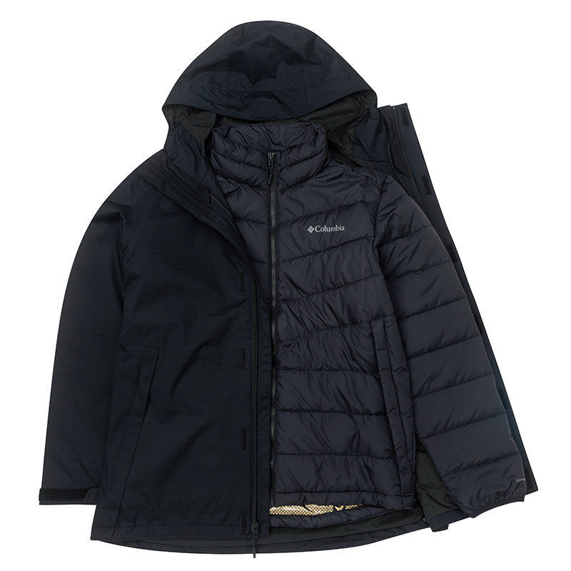 Colombian Men's Three-In-One Outdoor Jacket, Warm and Fleece-Lined Two-Piece Set Xe2541010 We8497