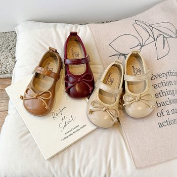Fashionable single shoes for 1-3 years old 2024 new styles for spring and autumn