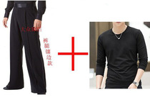 男拉丁舞摩登舞交谊舞蹈服装成人儿童比赛表演服演出服练功服套装