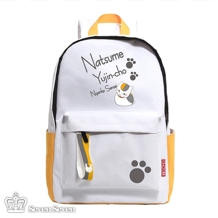 Anime Natsume friend account backpack cat teacher two-dimensional surrounding backpack college and high school students men's and women's shoulder bag