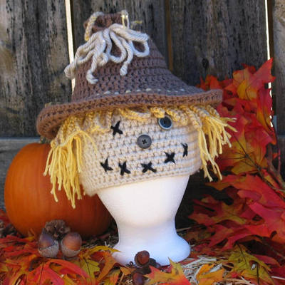Hat Winter New children's hats, Halloween funny straw, pure handcrafted hats, creative male and female funny faces, clown hats