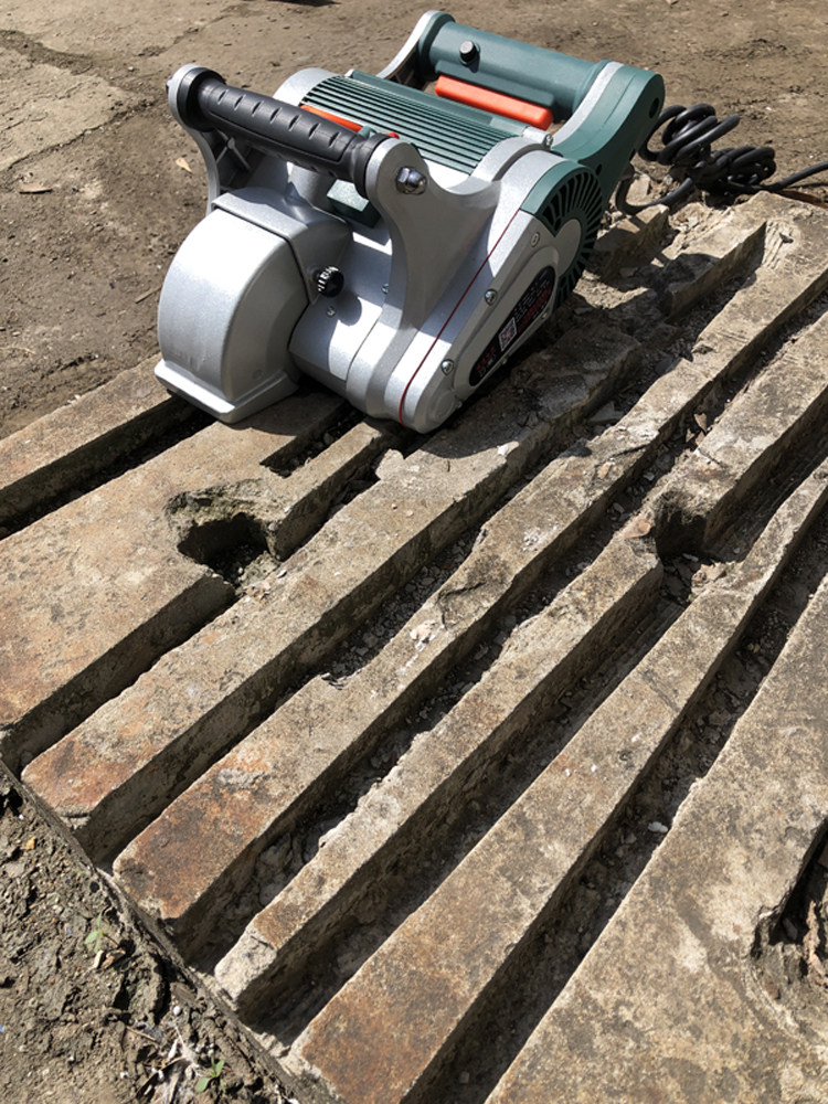 Once-forming dust-free with laser-to-wire wall concrete hydropower cutting machine with laser-to-wire wall