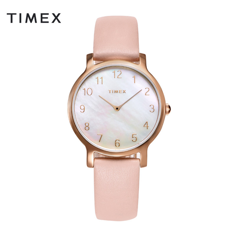 TIMEX DAYS BEAUTY TIME Fritillaria Cirrhosa Elements Watches disc Mori Department fashion minimalist watches women strap American Little Lady Watches