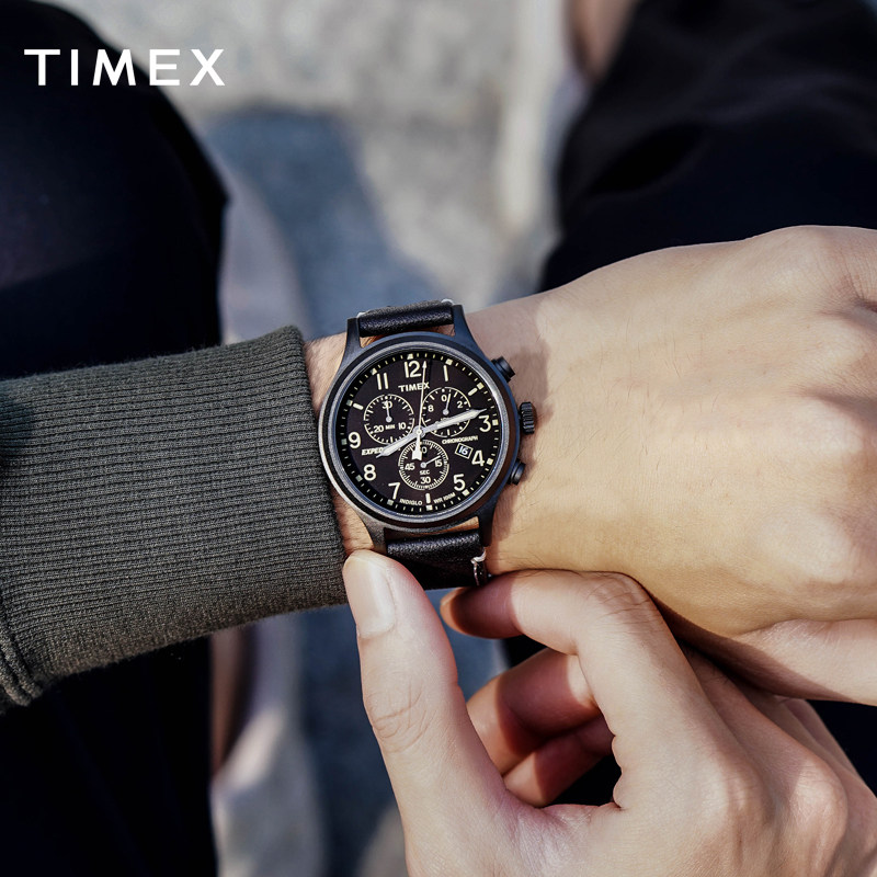 TIMEX DAYS BEAUTY American outdoor sports watches men's three eyes Multi-functional student Meter Tide Watches