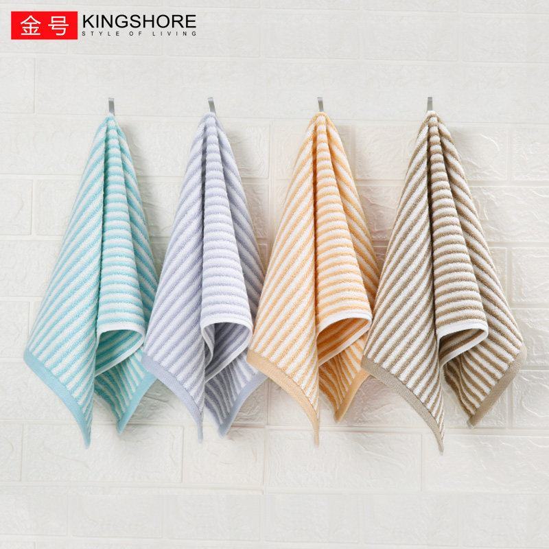 3 strips of gold number small towels pure cotton washcloth for domestic men and women bathing as a towel child soft suction surface