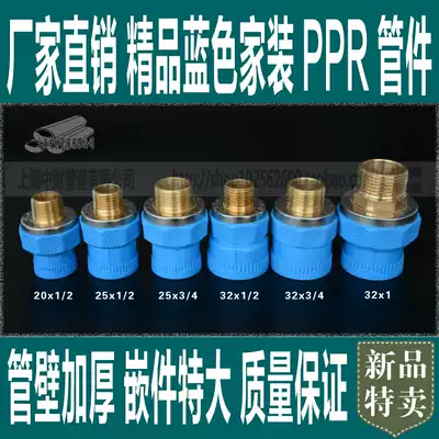 Limited-time sale Blue home improvement boutique PPR outer wire direct pipe wall thickening 20-32 boutique outer wire direct