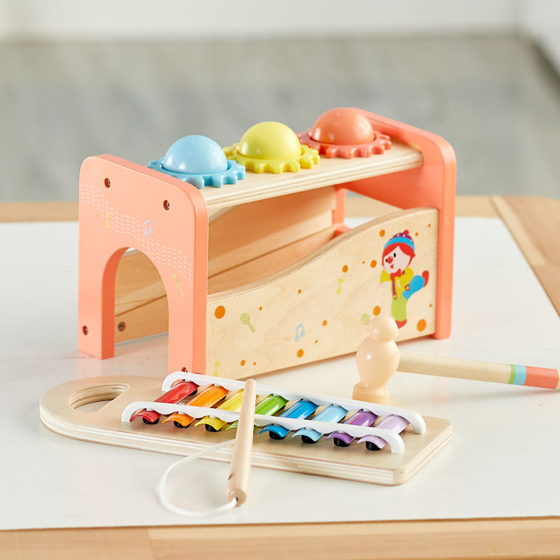 Bodybuilding Garden Hape Joint Puzzle Toy Art Percussion and Percussion Percussion, Wooden Knockout and Children's Percussion Assembly Children's Costume House Wine