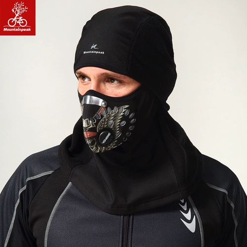 Зимний шлем подходит для мужчин и женщин для велоспорта, шарф-платок, мотоцикл, ветрозащитная удерживающая тепло медицинская маска, ветрозащитное защищающее от холода снаряжение