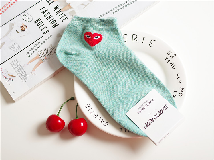 Phong cách Nhật Bản yêu mắt vớ vớ cotton nữ vớ Hàn Quốc nhập khẩu Sen vớ bốn mùa vớ ngắn eo quần tất nữ