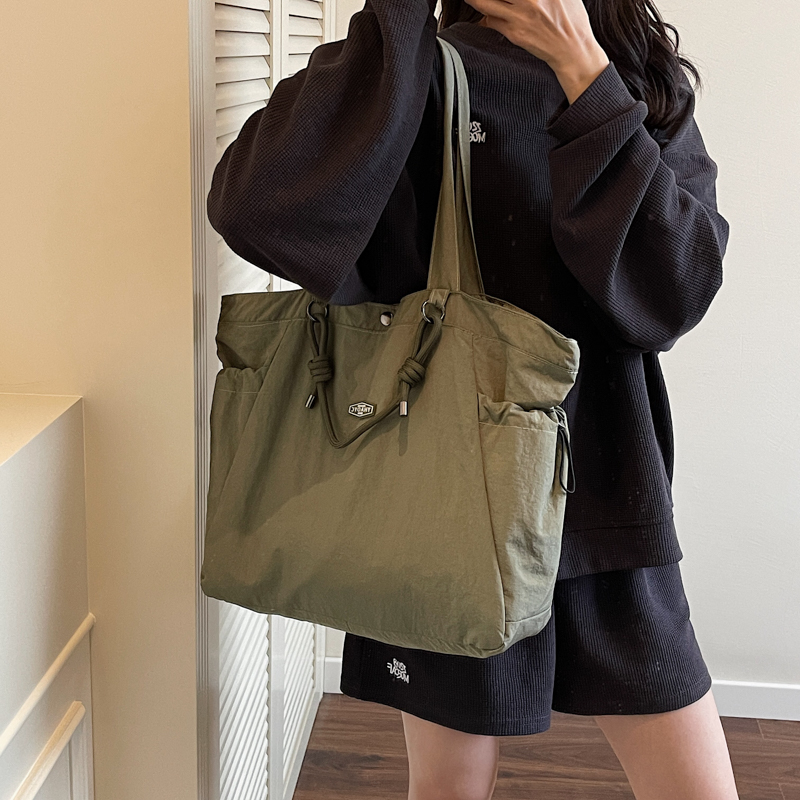 サムと同じスタイルのトートバッグ、大容量ショルダーバッグ、布製バッグ、レディース軽量トラベルハンドバッグ、ジムバッグ、通勤バッグ