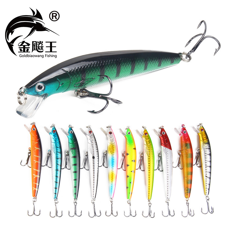 Two-send one water surface line subpoon bait 7g10cm Mino False Erbium Hard Bait Freshwater Bass Fish Teething Red Tail Sea Fishing Sea Bass