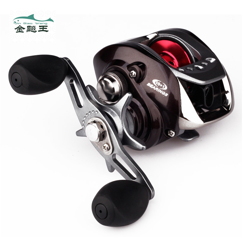 Jin Biao Wang special promotion 10 1 water drop wheel Single buy Luya wheel Black raft fishing long throw water drop fishing wheel Fishing line wheel