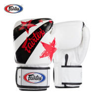  Thailand fairtex boxing gloves star leather sanda training competition adult cowhide latex fighting gloves