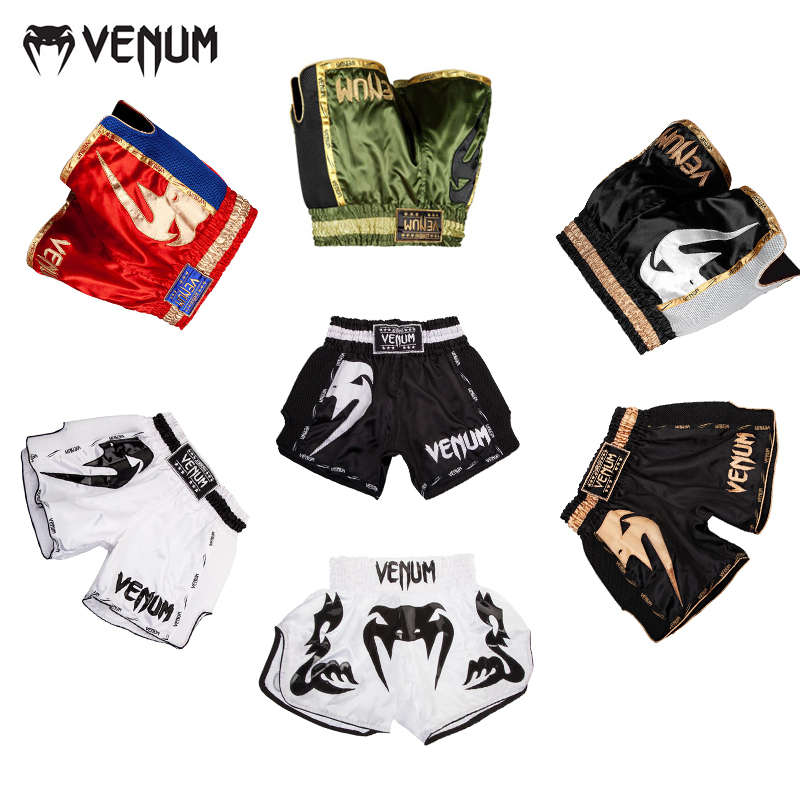 Venom Venum Muay Thai Shorts for Men and Women, Adult Mma Fighting Shorts, Sanda Fighting Clothing, Training Boxing Competition Shorts Venom Venum Muay Thai Shorts for Men and Women, Adult Mma Fighting Shorts, Sanda Fighting Clothing, Training Boxing Competition Shorts