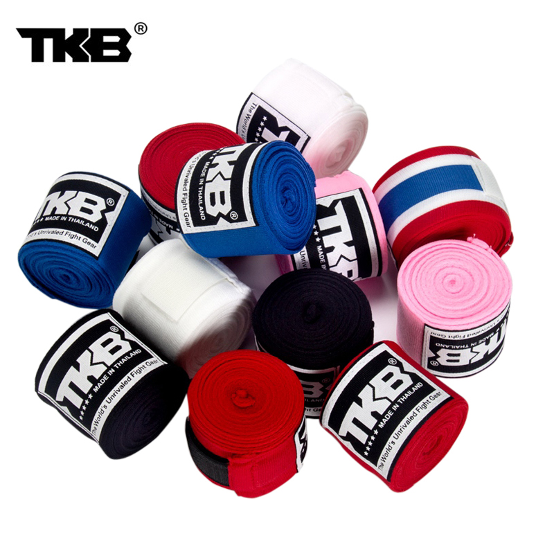 Thai TKB Boxing armguard strap Thai Boxing Loose with Wrapped Hand Bandage Adults with 5 m Elastic Force-Taobao
