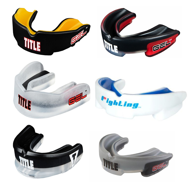 U.S. TITLE boxing professional training gel dental braces Muay Thai fighting competition imported high bite