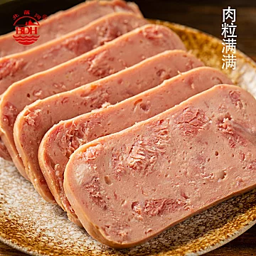 北戴河牌火腿猪肉午餐肉罐头198g*3