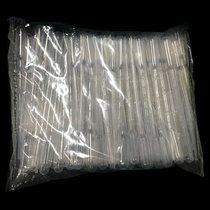 100pcs 3ml Disposable Plastic Graduated Straw Plastic Dropper Pastel Perfume Straws